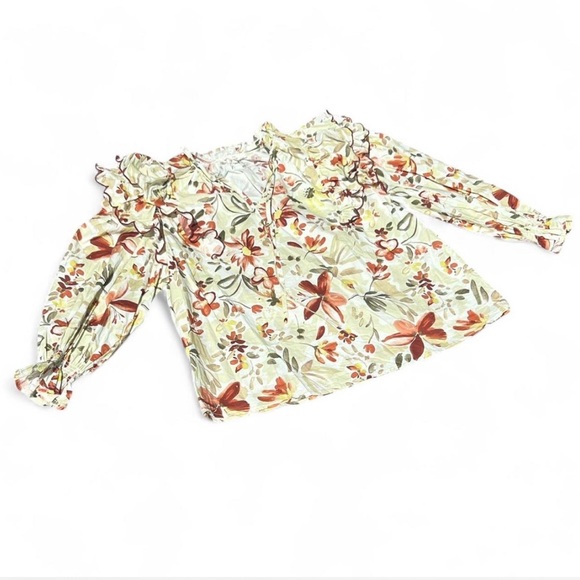 Floral Ruffle Blouse - Picture 3 of 4